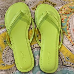 New J. Crew flip flops - size 7